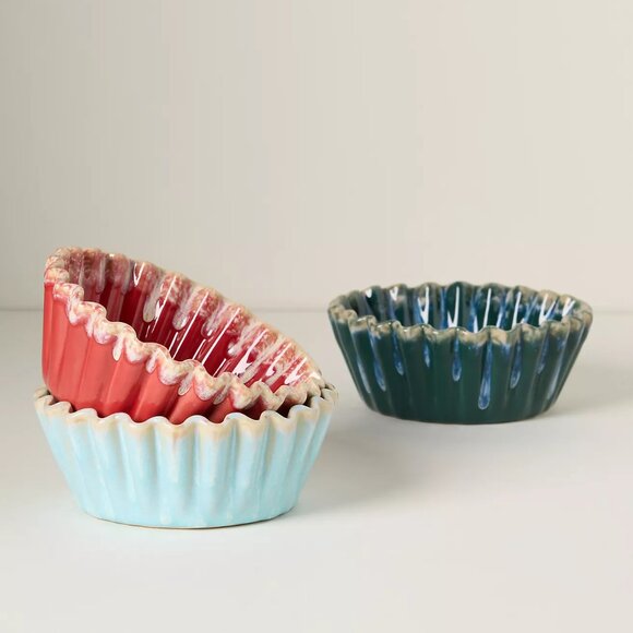 Anthropologie Ruffled Ramekins - Picture 3 of 5